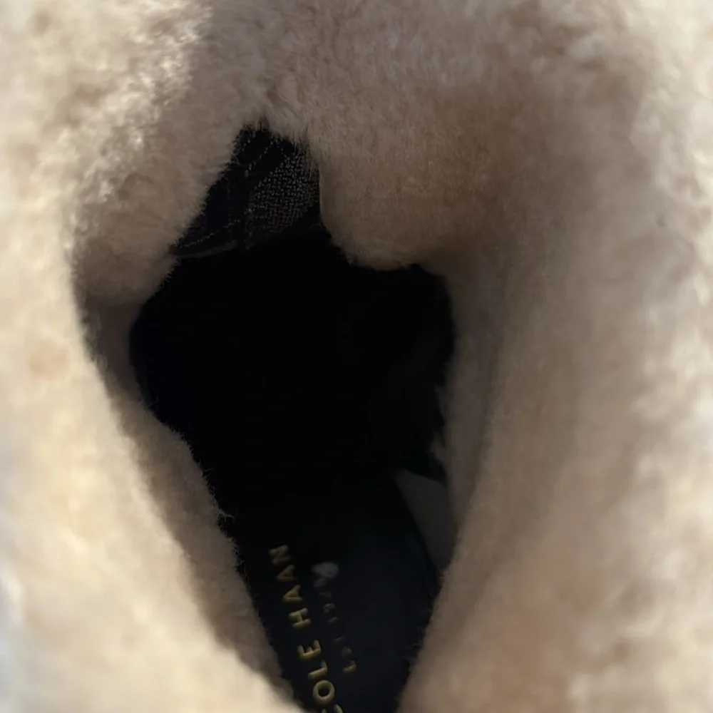 Cole Haan Grand OS Black Suede Ankle Boots Size 9.5